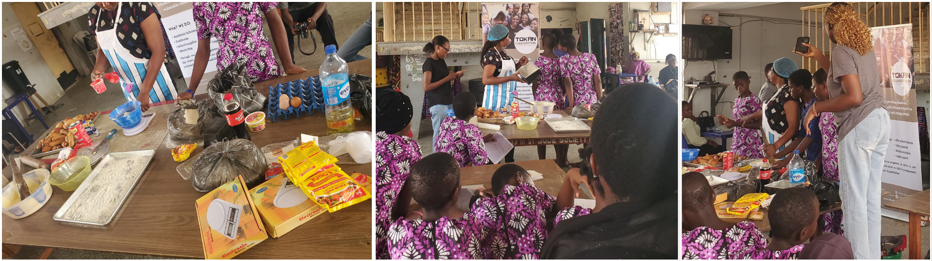 Painting Smiles 2.0 collaboration with We Run the World Girls (WRTWG) foundation in December 2024 to provide catering and baking training to 50 girls at SCCG and CCCG